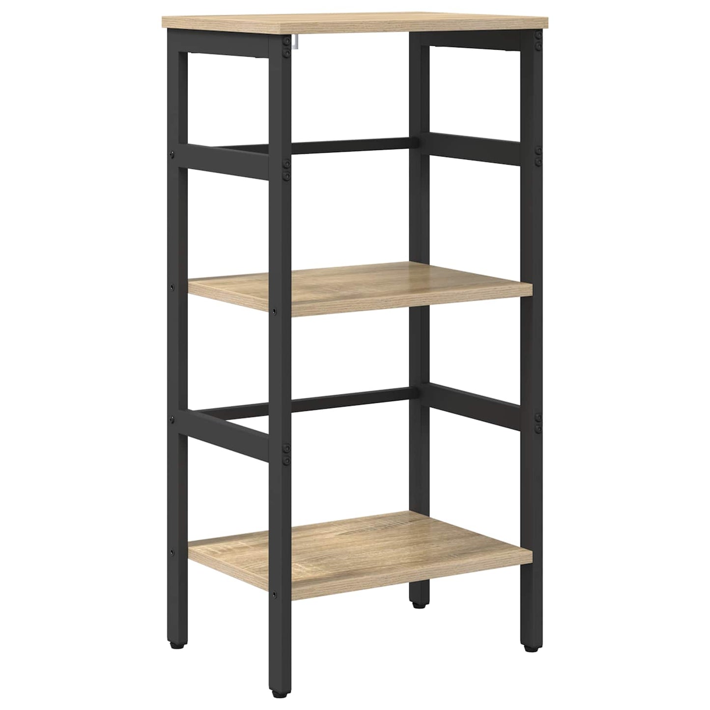 Bücherregal 2 Ebenen 40 x 29,5 x 81 cm Holzwerkstoff