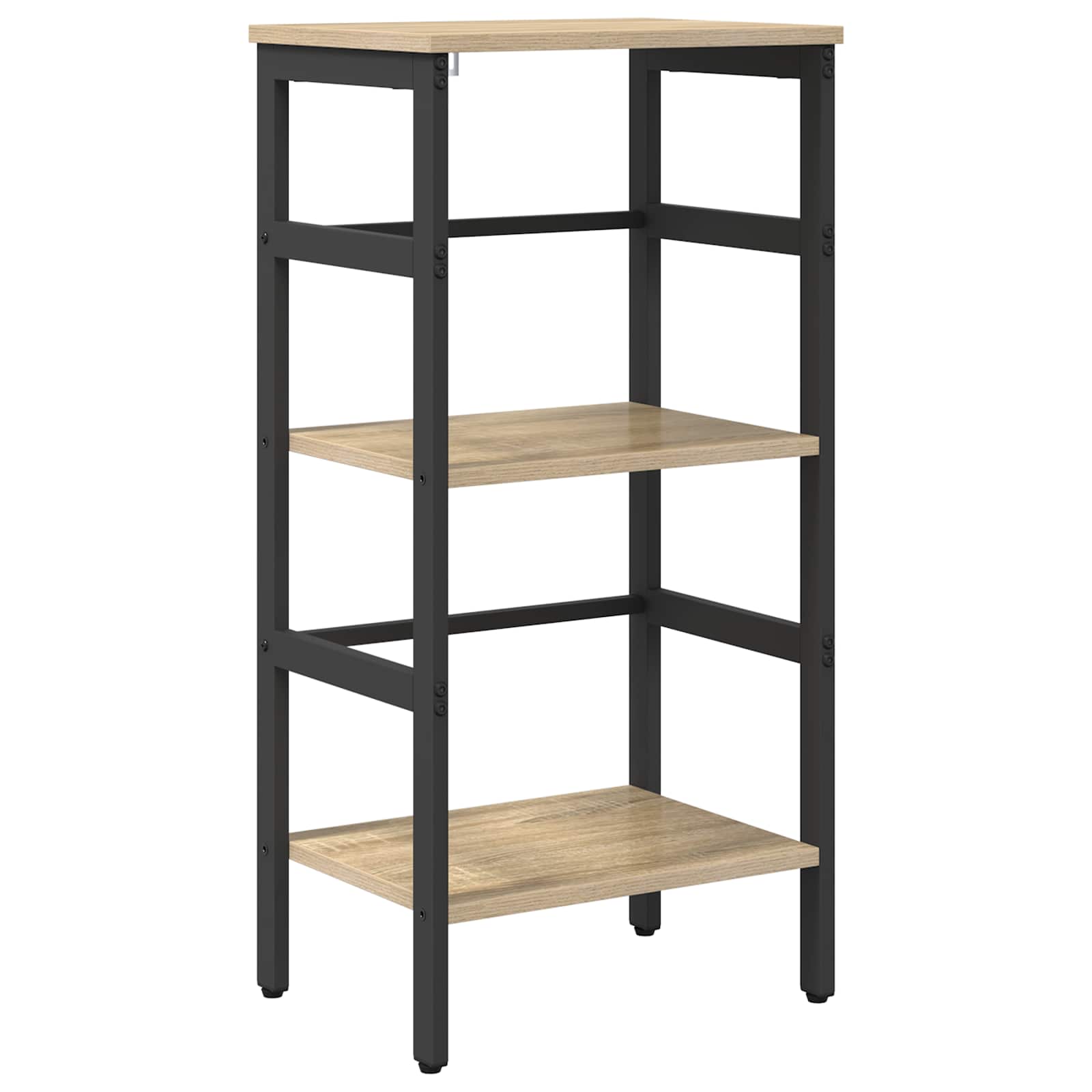 Bücherregal 2 Ebenen 40 x 29,5 x 81 cm Holzwerkstoff