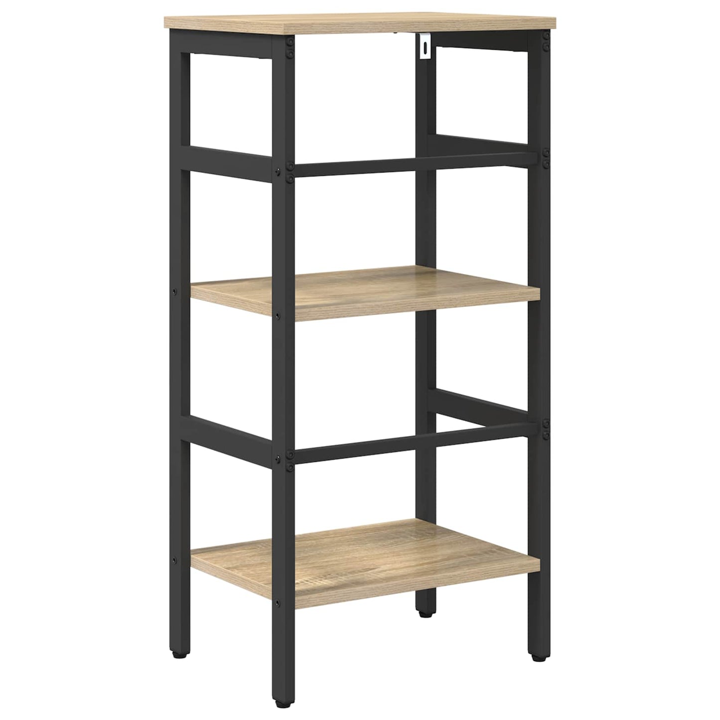 Bücherregal 2 Ebenen 40 x 29,5 x 81 cm Holzwerkstoff
