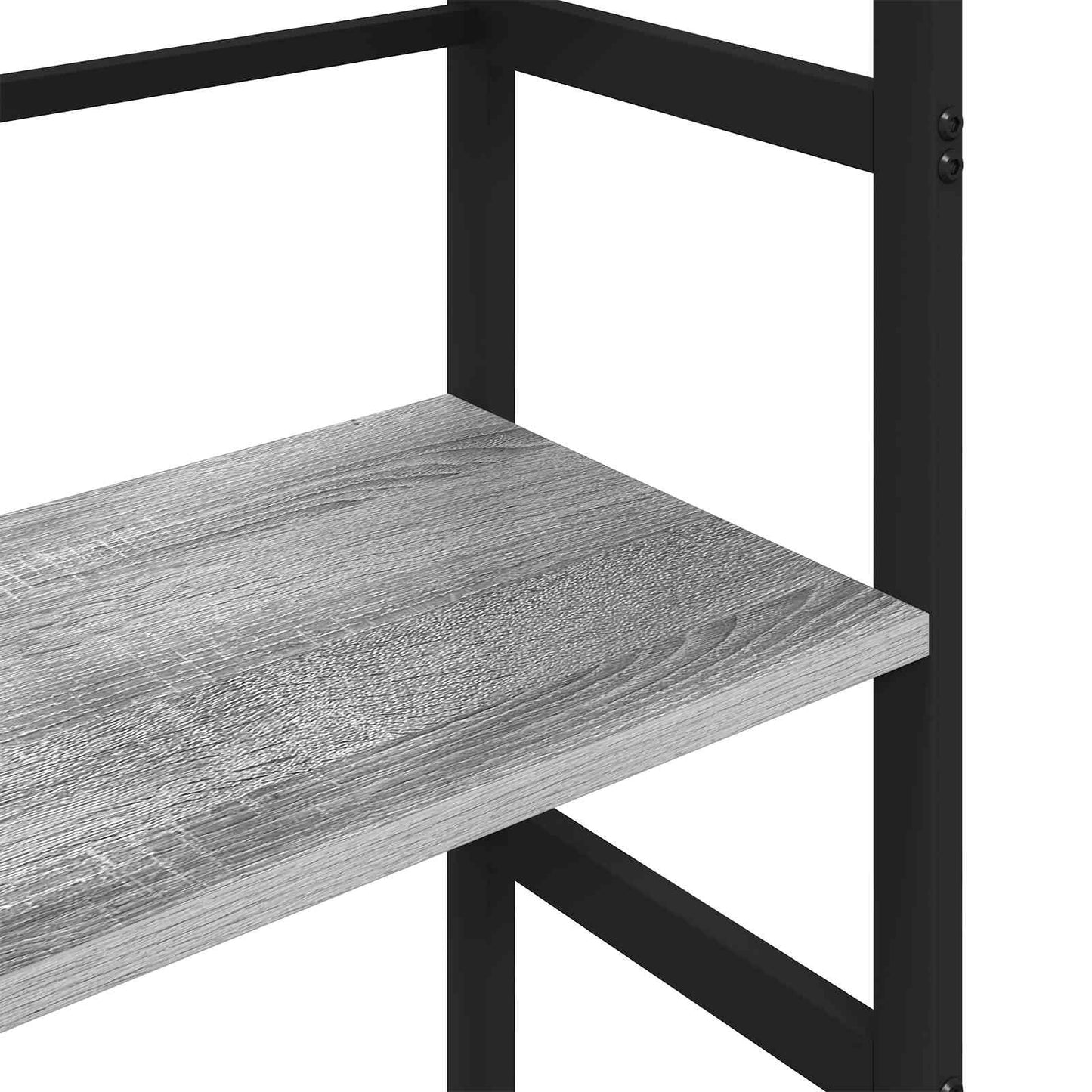 Bücherregal 2 Ebenen 40 x 29,5 x 81 cm Holzwerkstoff