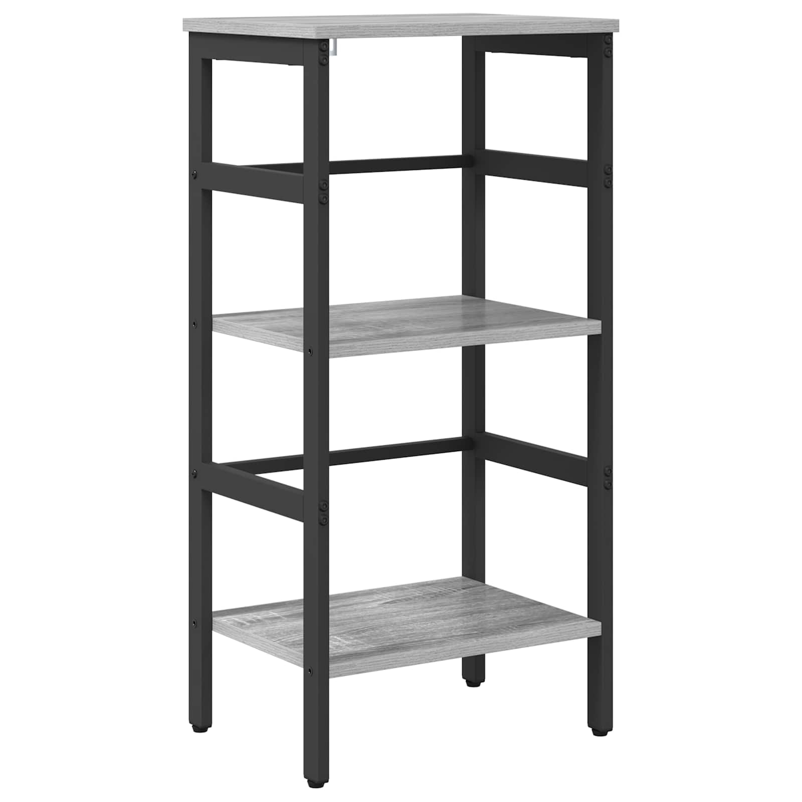 Bücherregal 2 Ebenen 40 x 29,5 x 81 cm Holzwerkstoff