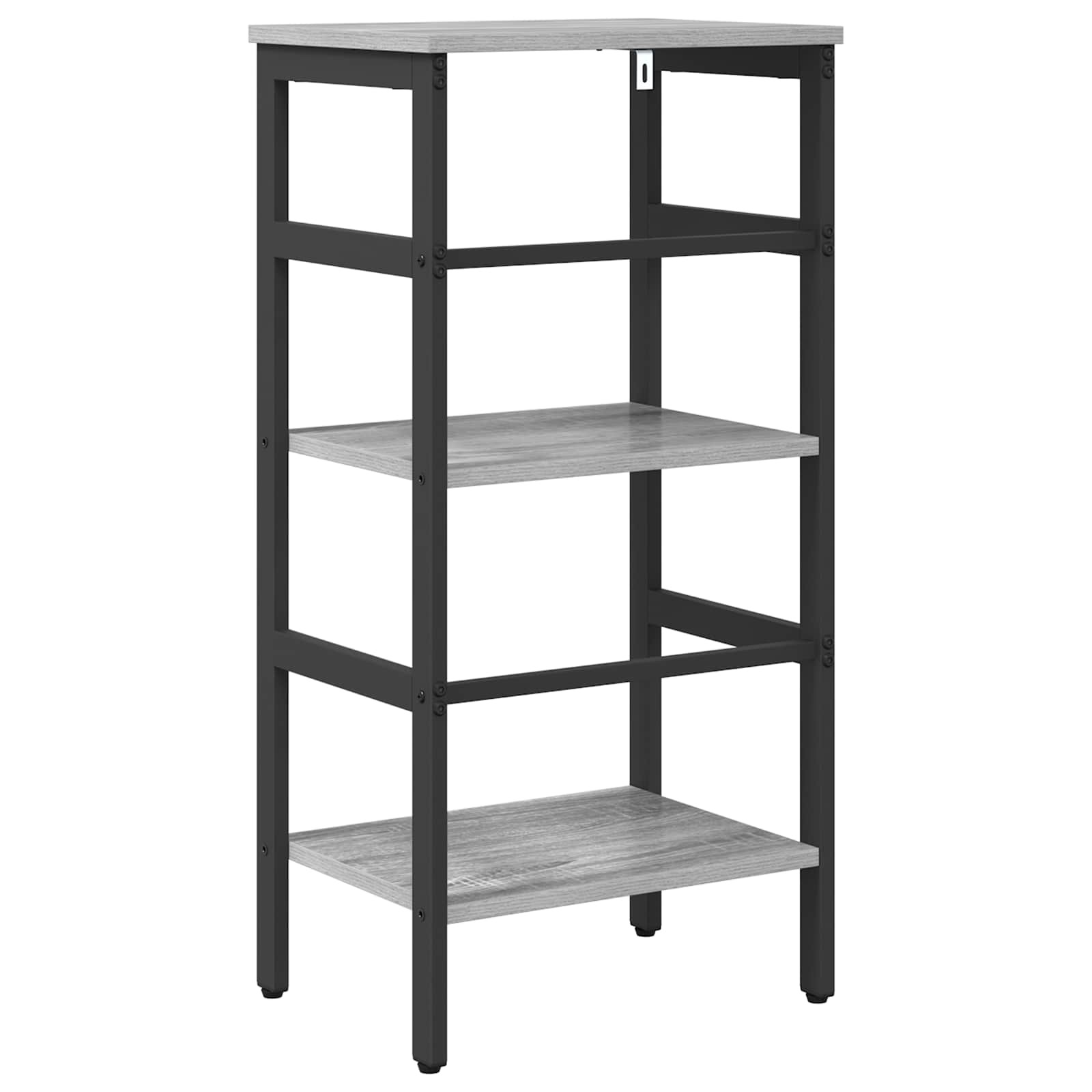 Bücherregal 2 Ebenen 40 x 29,5 x 81 cm Holzwerkstoff