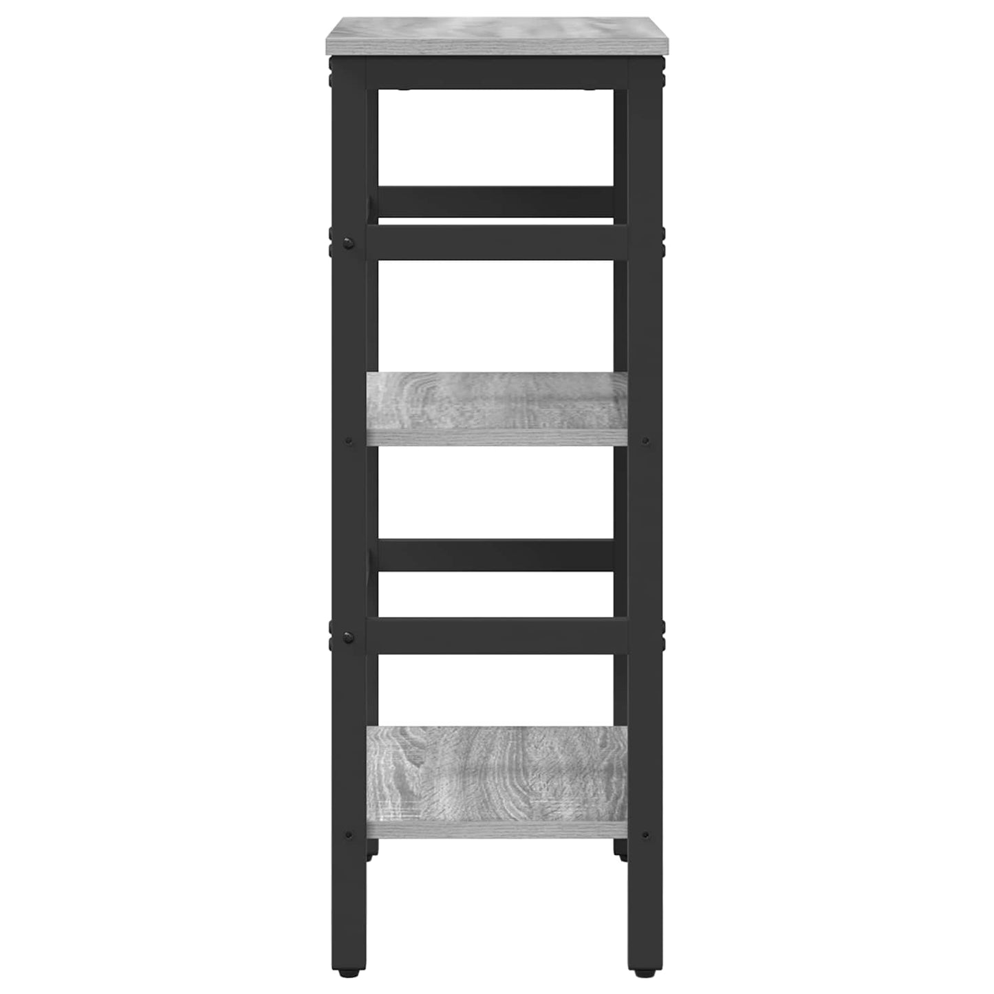 Bücherregal 2 Ebenen 40 x 29,5 x 81 cm Holzwerkstoff