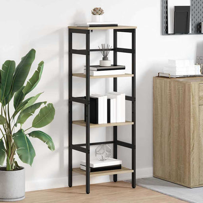 Bücherregal 3 Ebenen 40 x 29,5 x 115 cm Holzwerkstoff