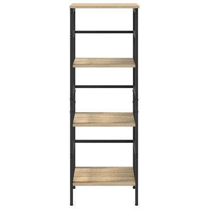 Bücherregal 3 Ebenen 40 x 29,5 x 115 cm Holzwerkstoff