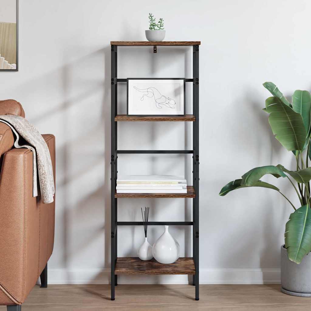 Bücherregal Geräucherte Eiche 40 x 29,5 x 115 cm Holzwerkstoff