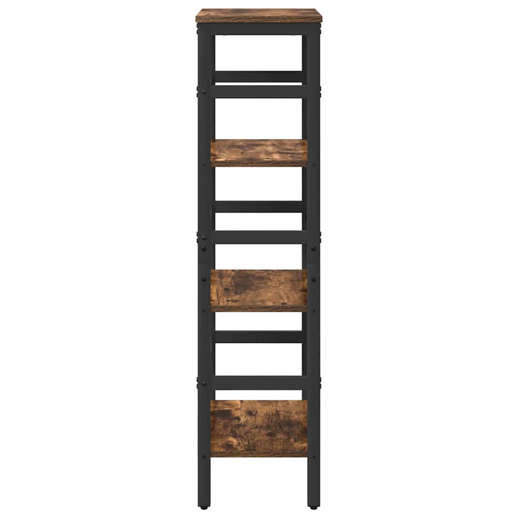 Bücherregal Geräucherte Eiche 40 x 29,5 x 115 cm Holzwerkstoff