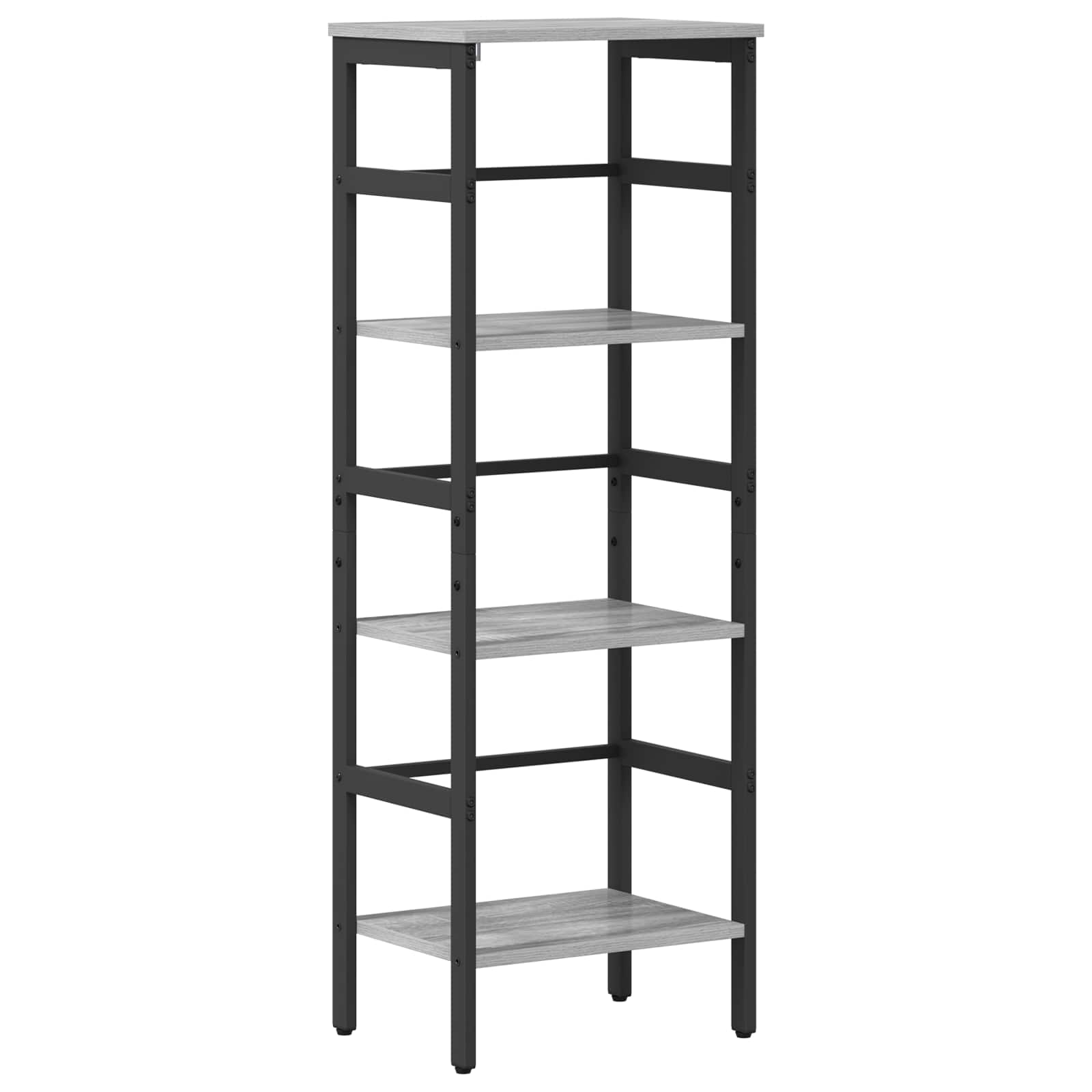 Bücherregal 3 Ebenen 40 x 29,5 x 115 cm Holzwerkstoff