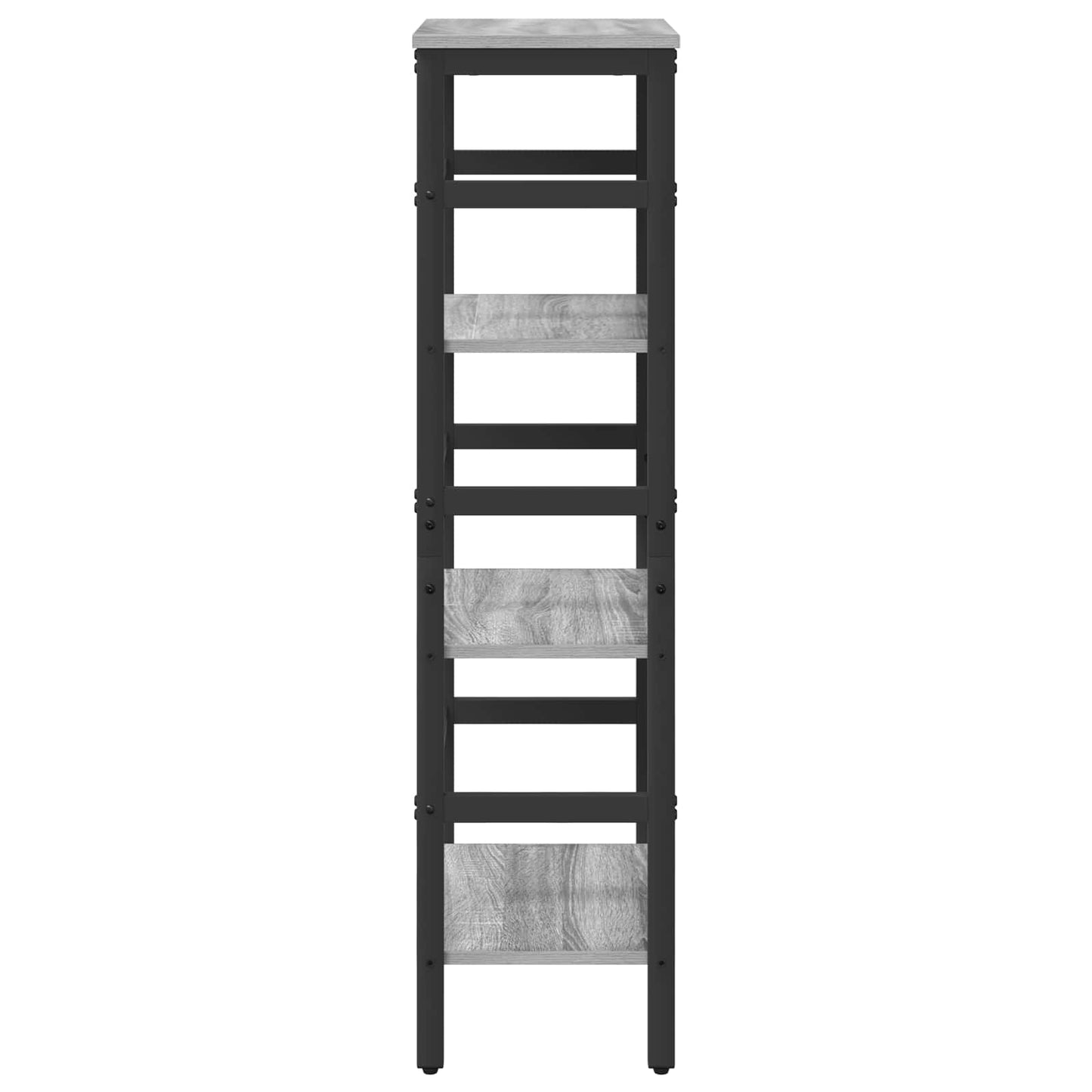 Bücherregal 3 Ebenen 40 x 29,5 x 115 cm Holzwerkstoff