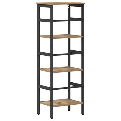 Bücherregal 3 Ebenen 40 x 29,5 x 115 cm Holzwerkstoff