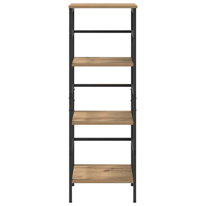 Bücherregal 3 Ebenen 40 x 29,5 x 115 cm Holzwerkstoff