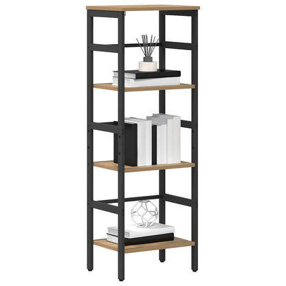 Bücherregal 3 Ebenen 40 x 29,5 x 115 cm Holzwerkstoff