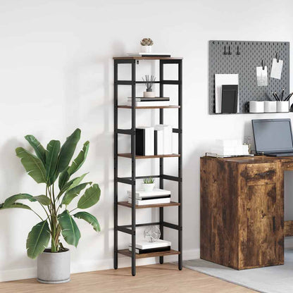 Bücherregal 4 Ebenen 40 x 29,5 x 149 cm Holzwerkstoff