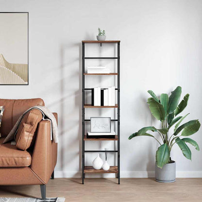 Bücherregal 4 Ebenen 40 x 29,5 x 149 cm Holzwerkstoff