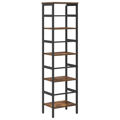Bücherregal 4 Ebenen 40 x 29,5 x 149 cm Holzwerkstoff