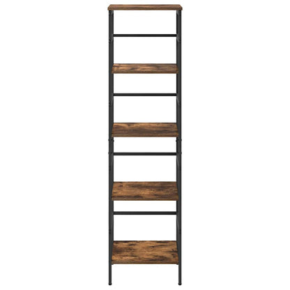 Bücherregal 4 Ebenen 40 x 29,5 x 149 cm Holzwerkstoff