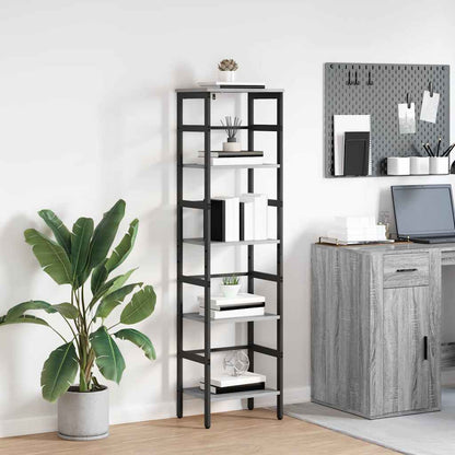 Bücherregal 4 Ebenen 40 x 29,5 x 149 cm Holzwerkstoff