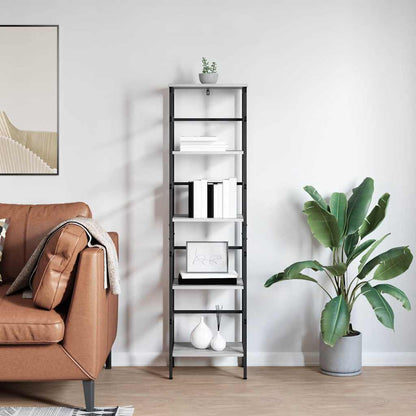 Bücherregal 4 Ebenen 40 x 29,5 x 149 cm Holzwerkstoff