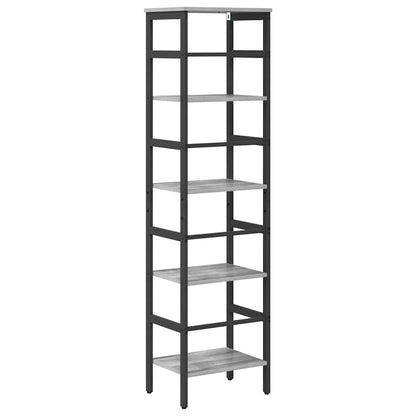 Bücherregal 4 Ebenen 40 x 29,5 x 149 cm Holzwerkstoff