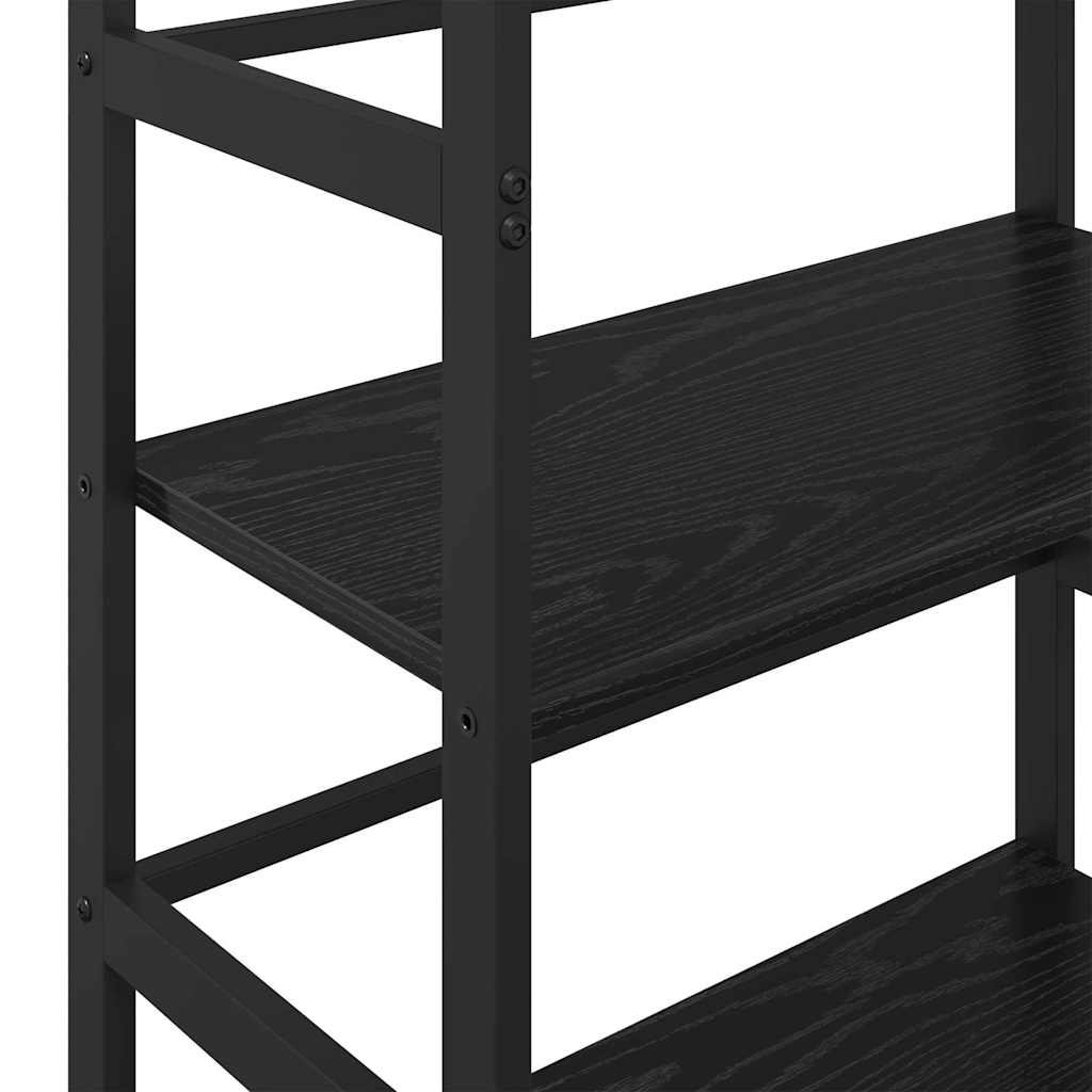 Bücherregal 2 Ebenen 60 x 29,5 x 81 cm Holzwerkstoff