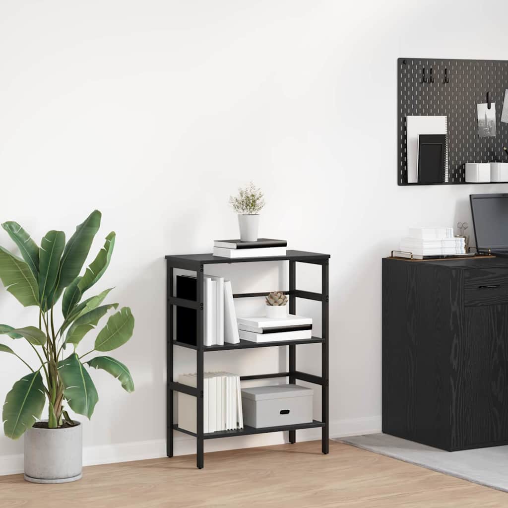 Bücherregal 2 Ebenen 60 x 29,5 x 81 cm Holzwerkstoff