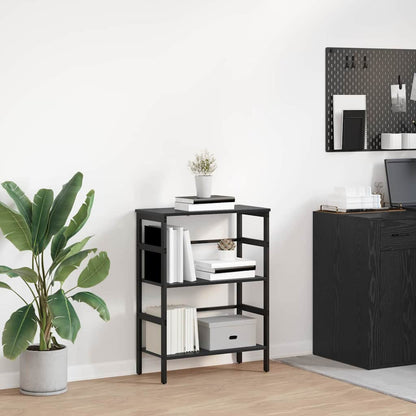 Bücherregal 2 Ebenen 60 x 29,5 x 81 cm Holzwerkstoff