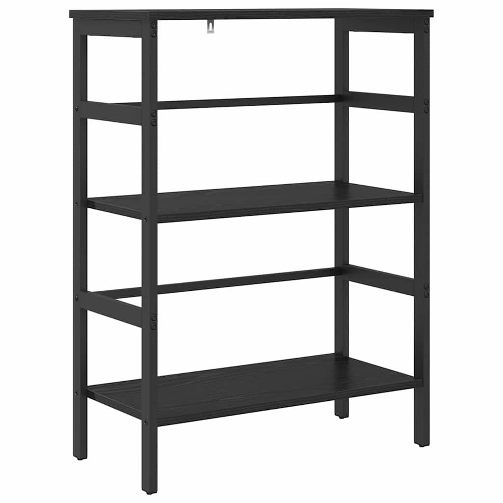 Bücherregal 2 Ebenen 60 x 29,5 x 81 cm Holzwerkstoff