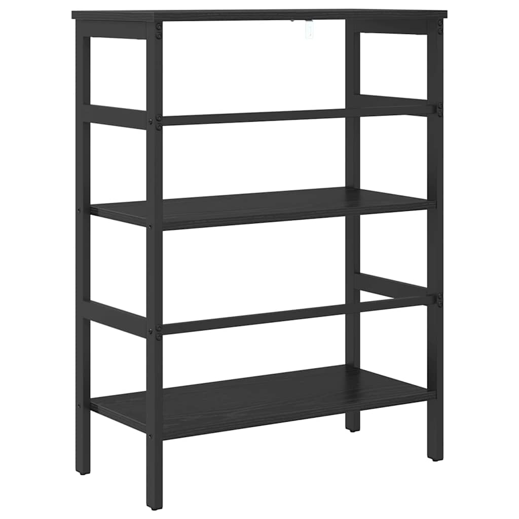 Bücherregal 2 Ebenen 60 x 29,5 x 81 cm Holzwerkstoff