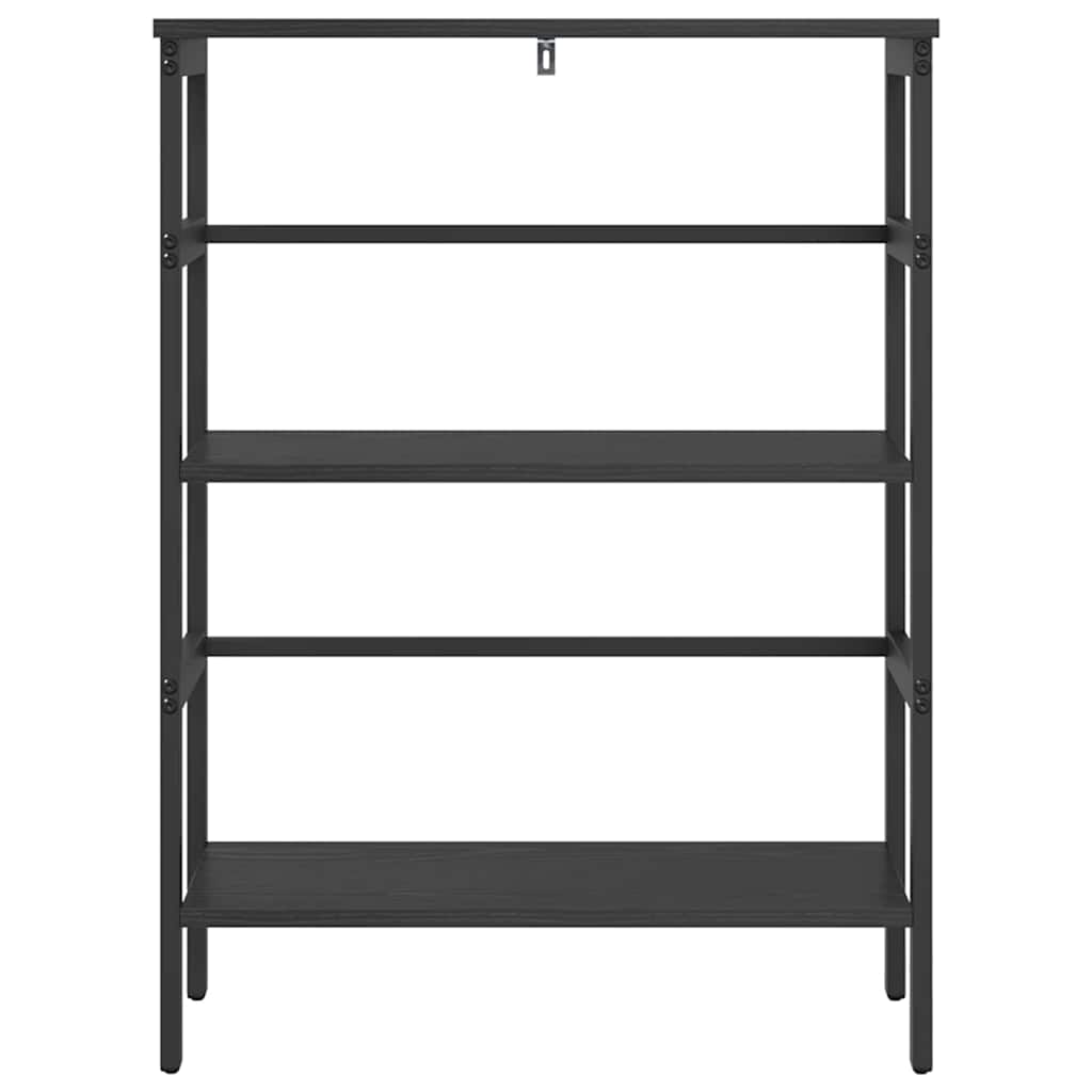 Bücherregal 2 Ebenen 60 x 29,5 x 81 cm Holzwerkstoff