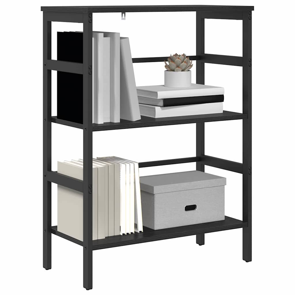 Bücherregal 2 Ebenen 60 x 29,5 x 81 cm Holzwerkstoff