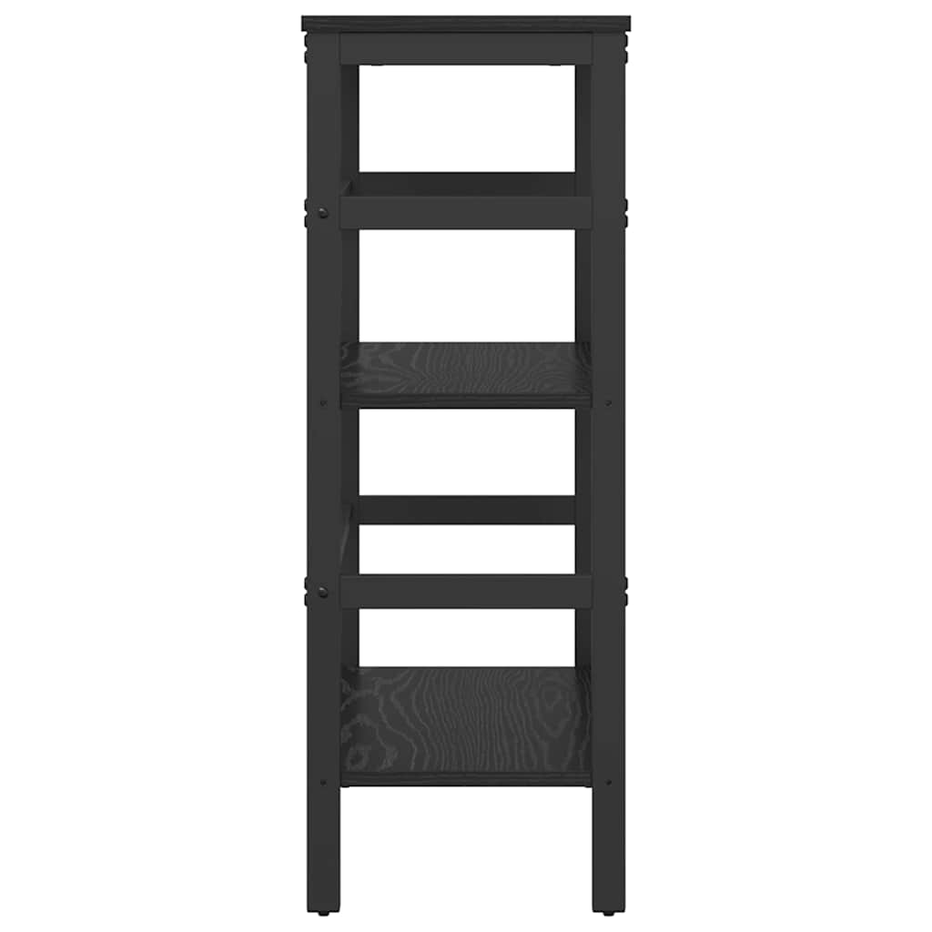Bücherregal 2 Ebenen 60 x 29,5 x 81 cm Holzwerkstoff