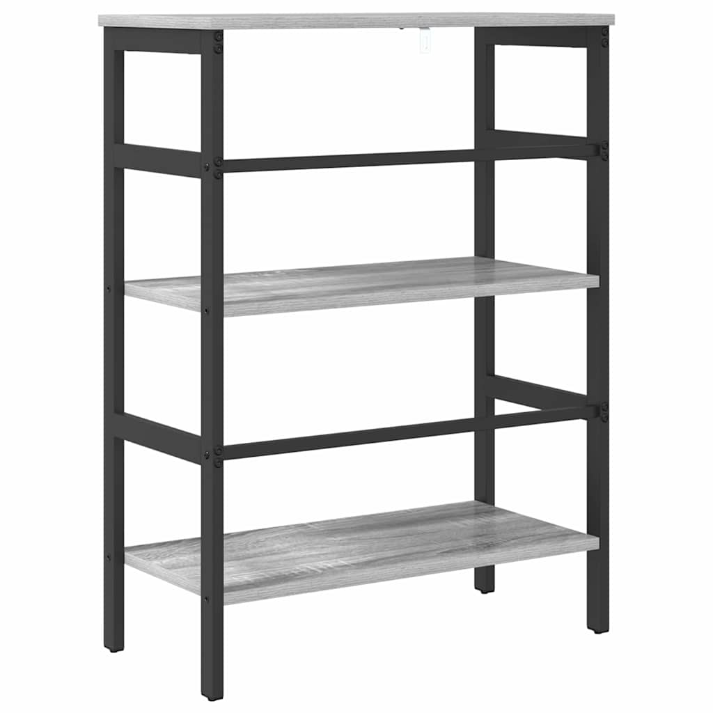 Bücherregal 2 Ebenen 60 x 29,5 x 81 cm Holzwerkstoff