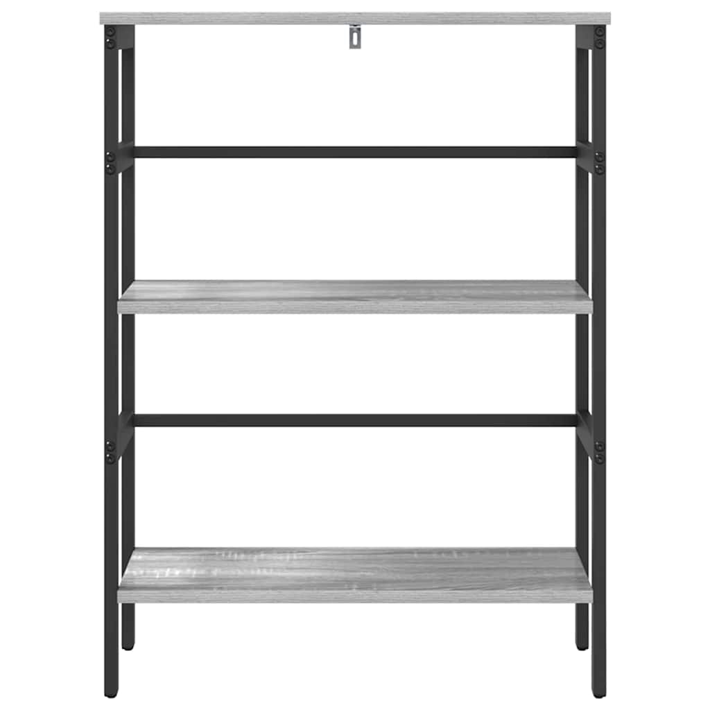 Bücherregal 2 Ebenen 60 x 29,5 x 81 cm Holzwerkstoff