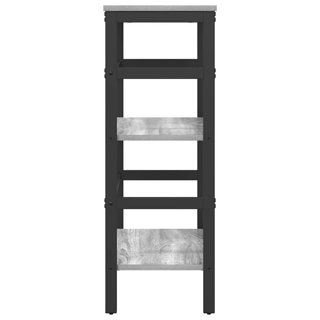 Bücherregal 2 Ebenen 60 x 29,5 x 81 cm Holzwerkstoff