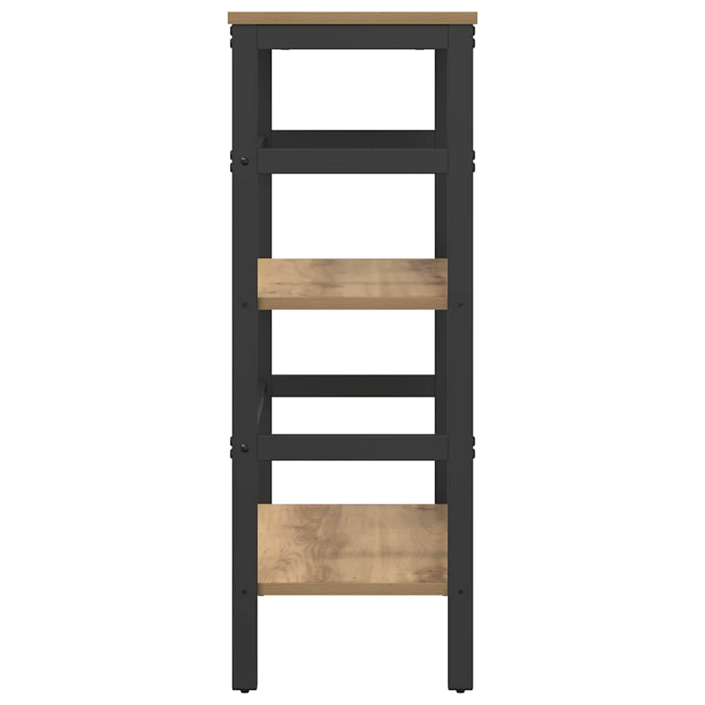 Bücherregal Artisan-Eiche 60 x 29,5 x 81 cm Holzwerkstoff