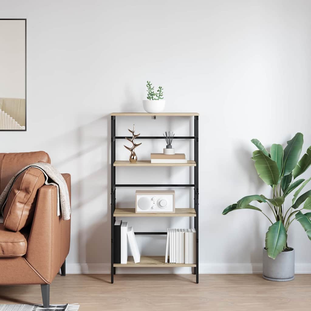 Bücherregal Sonoma-Eiche 60 x 29,5 x 115 cm Holzwerkstoff