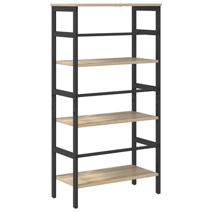Bücherregal 3 Ebenen 60 x 29,5 x 115 cm Holzwerkstoff