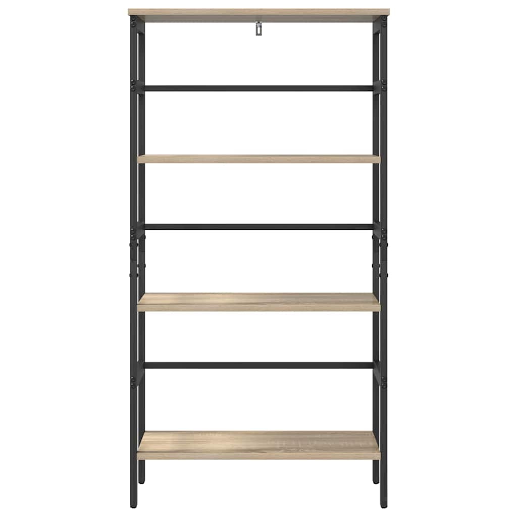 Bücherregal Sonoma-Eiche 60 x 29,5 x 115 cm Holzwerkstoff