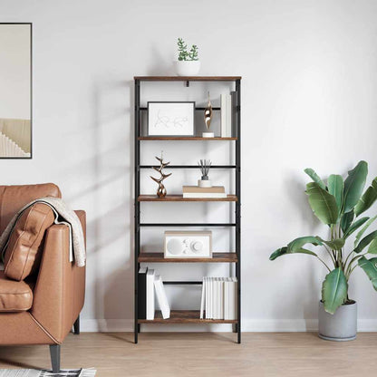 Bücherregal 4 Ebenen 60 x 29,5 x 149 cm Holzwerkstoff