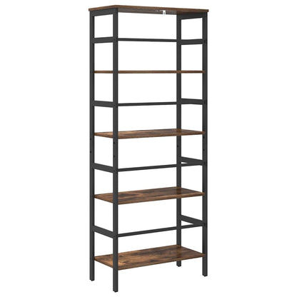 Bücherregal 4 Ebenen 60 x 29,5 x 149 cm Holzwerkstoff