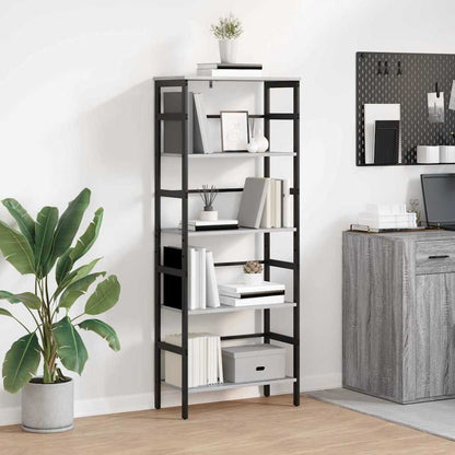 Bücherregal 4 Ebenen 60 x 29,5 x 149 cm Holzwerkstoff