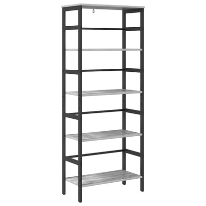 Bücherregal 4 Ebenen 60 x 29,5 x 149 cm Holzwerkstoff