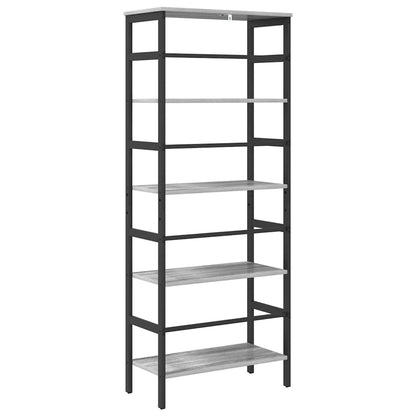 Bücherregal 4 Ebenen 60 x 29,5 x 149 cm Holzwerkstoff