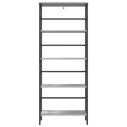 Bücherregal 4 Ebenen 60 x 29,5 x 149 cm Holzwerkstoff