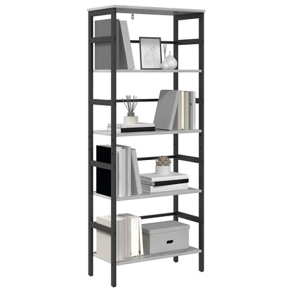 Bücherregal 4 Ebenen 60 x 29,5 x 149 cm Holzwerkstoff
