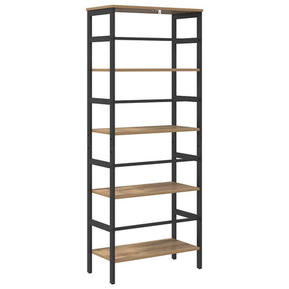 Bücherregal 4 Ebenen 60 x 29,5 x 149 cm Holzwerkstoff