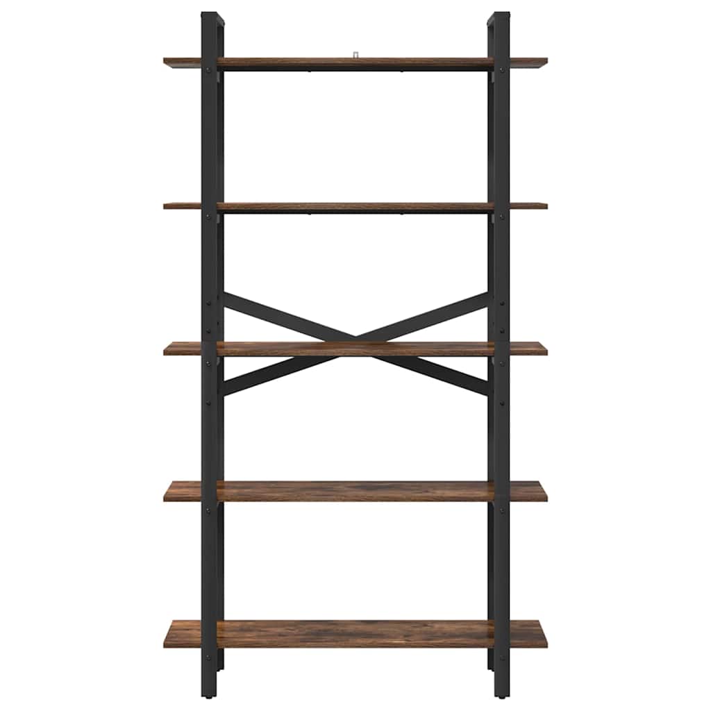 Bücherregal Geräucherte Eiche 100 x 33,5 x 178 cm Holzwerkstoff