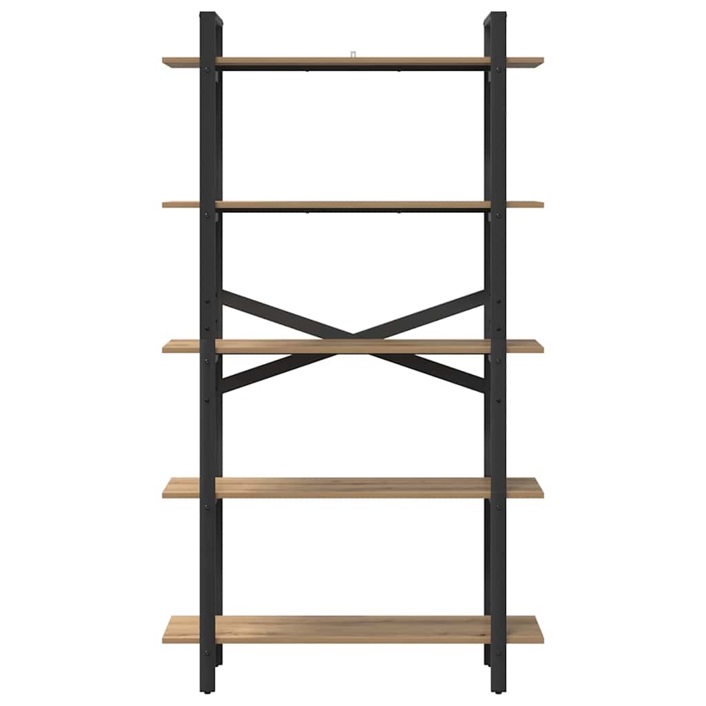 Bücherregal Artisan-Eiche 100 x 33,5 x 178 cm Holzwerkstoff