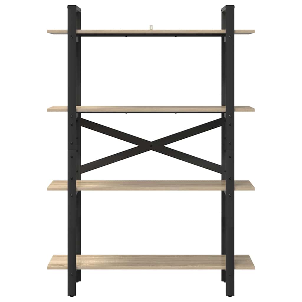 Bücherregal Sonoma-Eiche 100 x 33,5 x 140 cm Holzwerkstoff