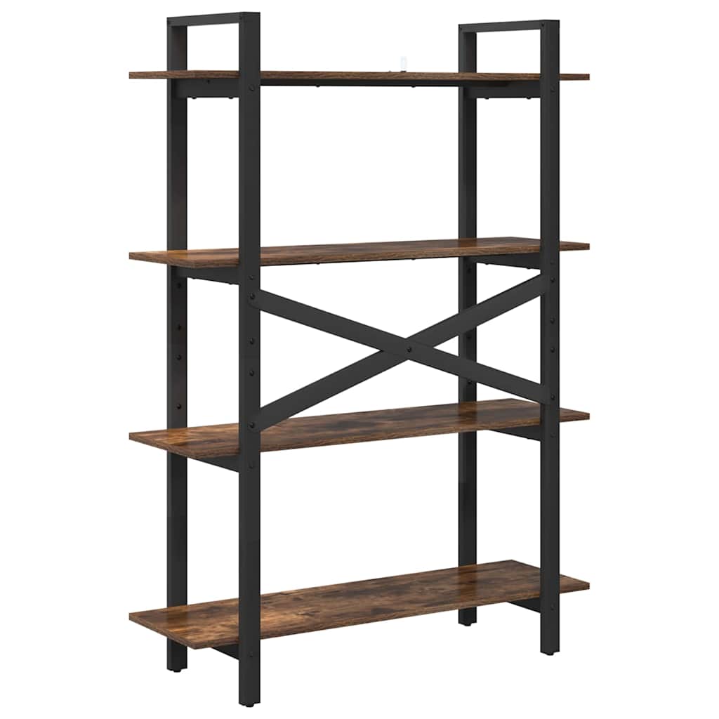 Bücherregal Geräucherte Eiche 100 x 33,5 x 140 cm Holzwerkstoff